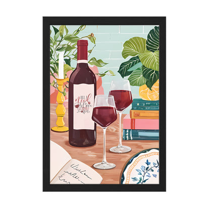 Wine Time Wall Frame