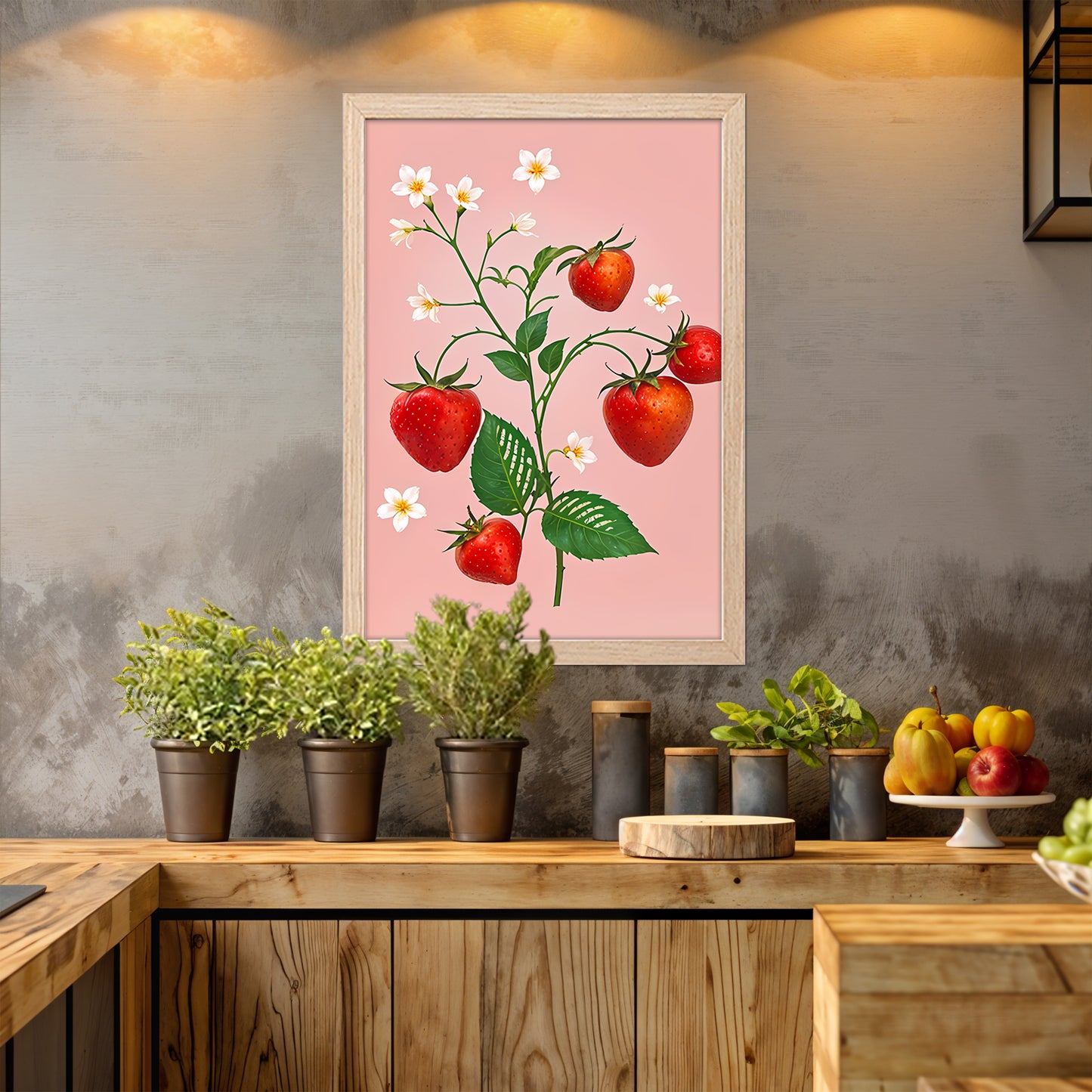 Berry Bloom Wall Frame