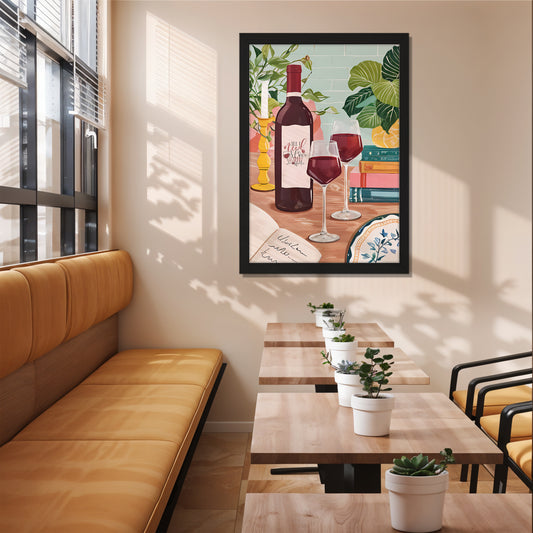 Wine Time Wall Frame