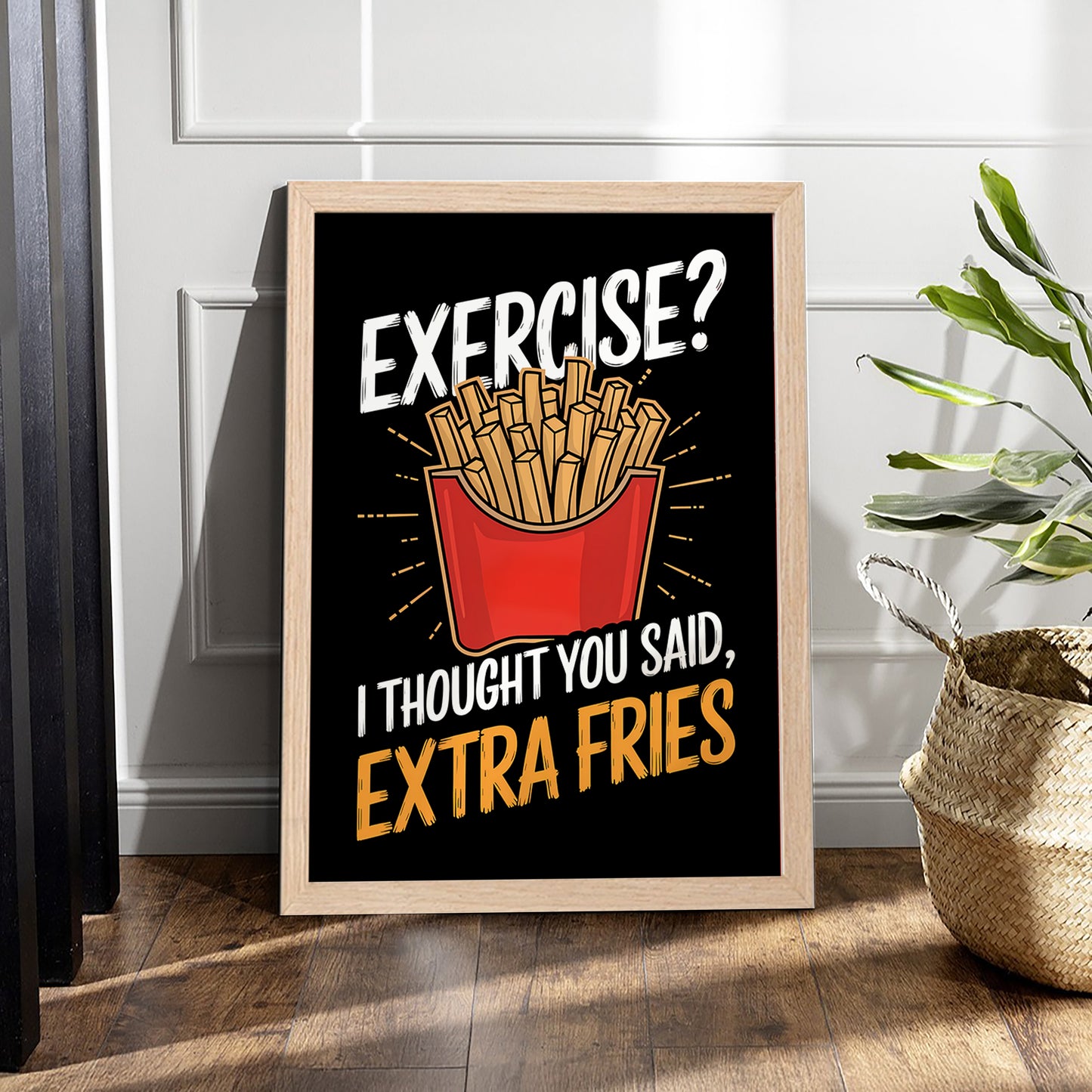 Fries Mode Wall Frame