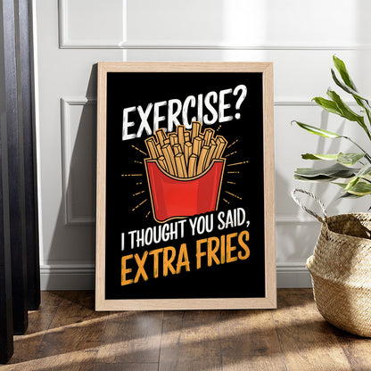 Fries Mode Wall Frame