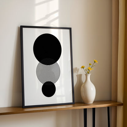 Geometric Circle Abstract Print