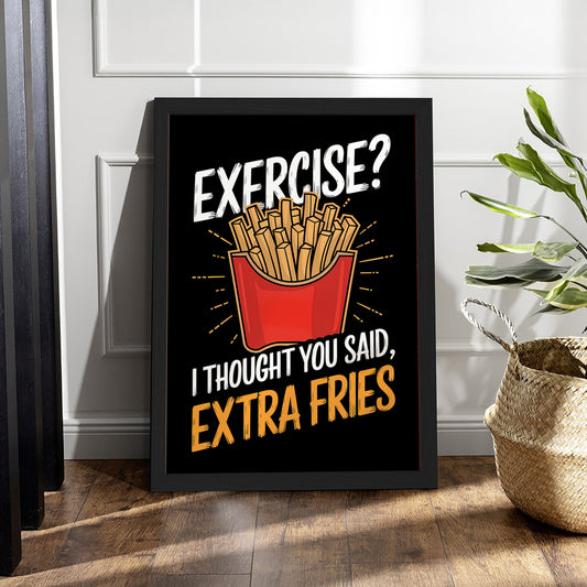 Fries Mode Wall Frame