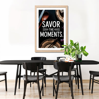 Savor Moments Wall Frame