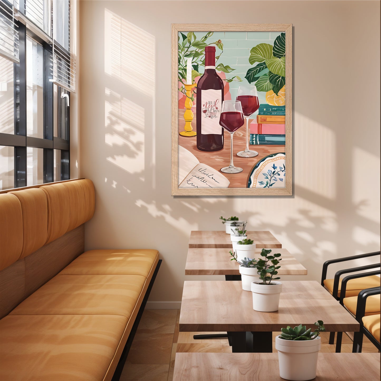 Wine & Dining Wall Art Frame Set of 1