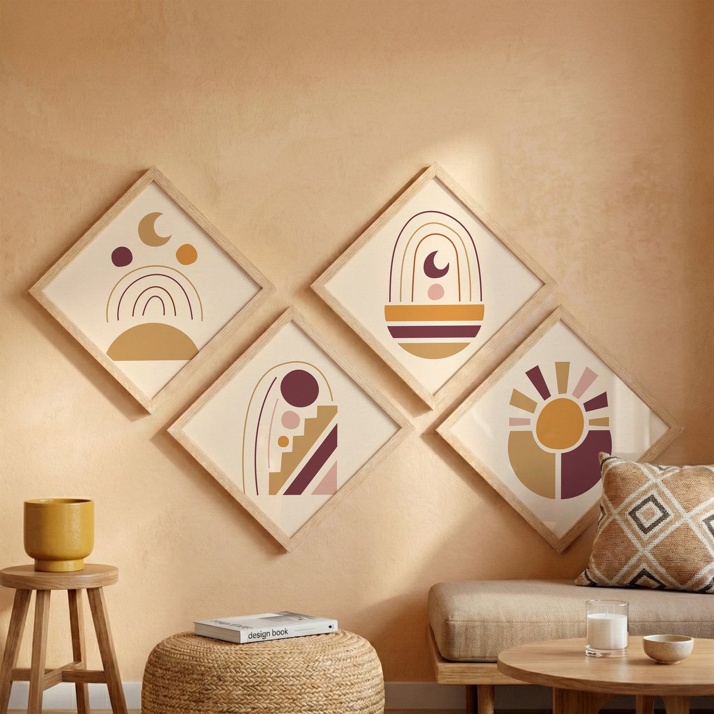 Boho Art Wall Frames