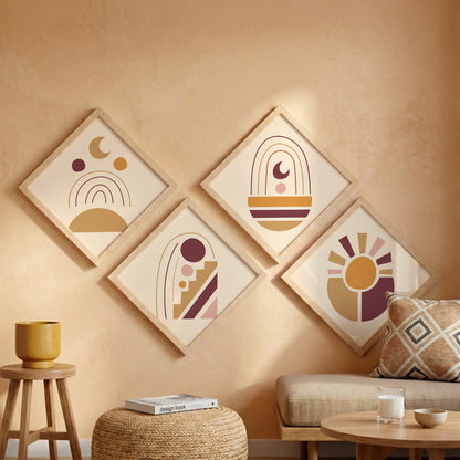 Boho Art Wall Frames
