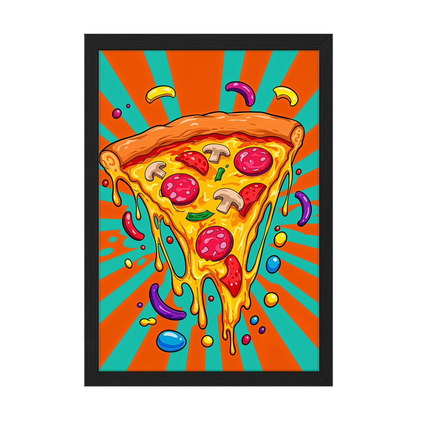 Melty Slice Wall Frame