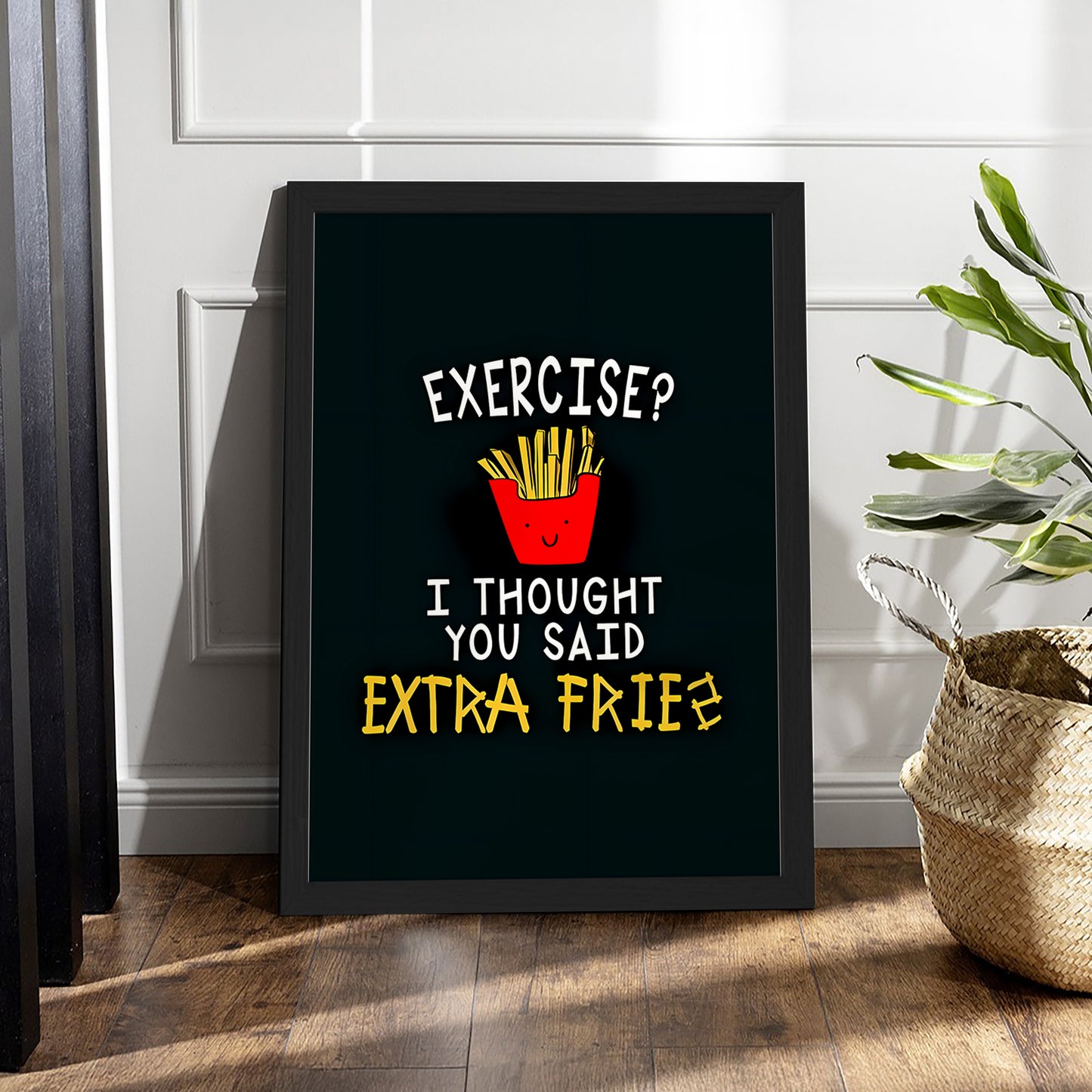 Extra Fries Wall Frame