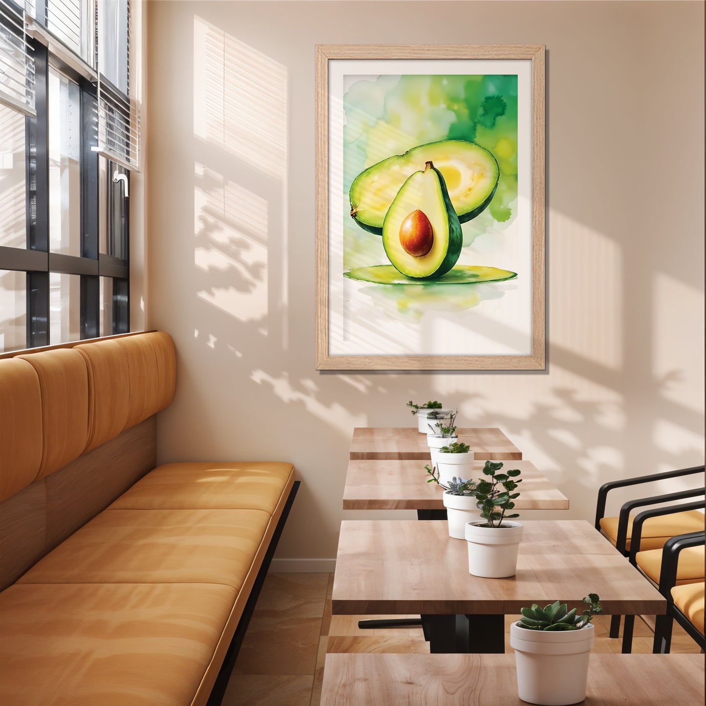 Avocado Bloom Wall Frame