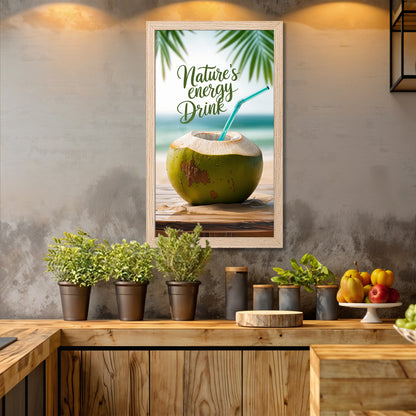 Coconut Drink Wall Art