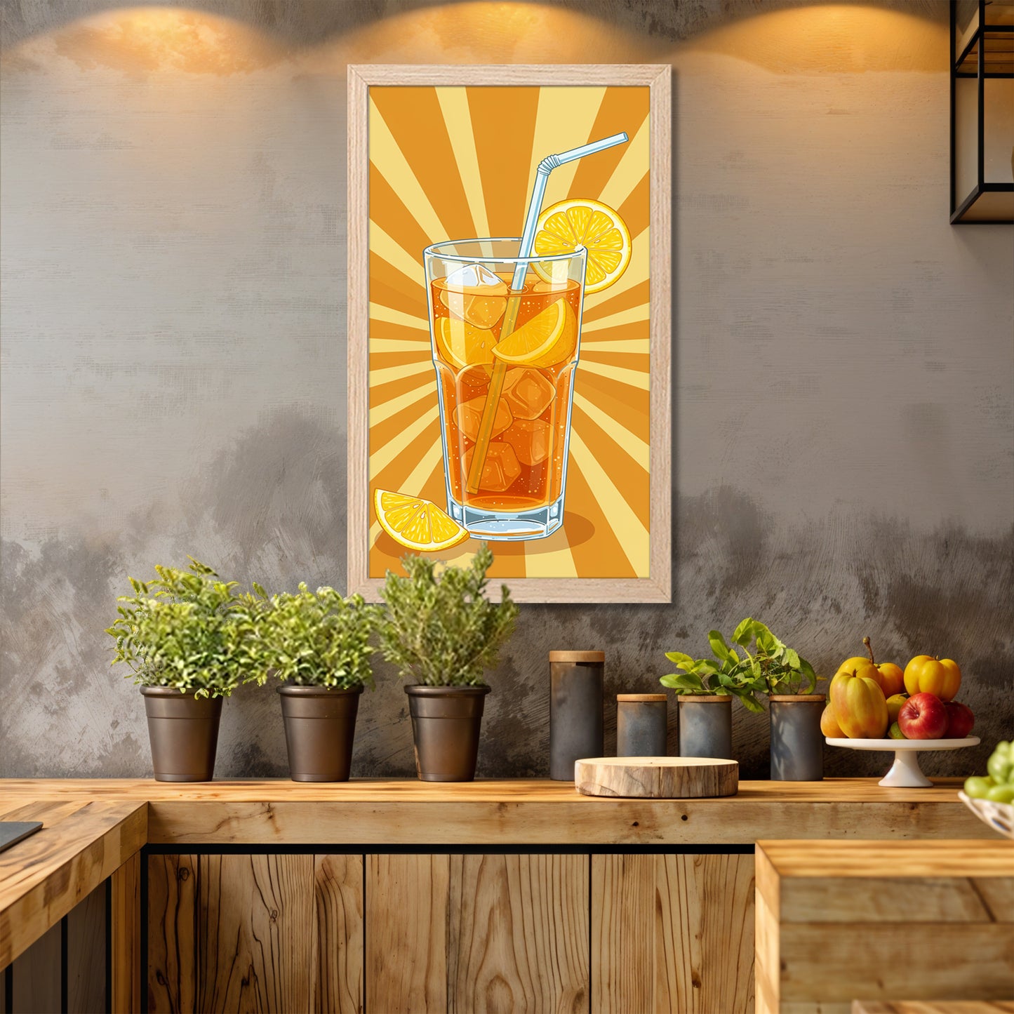 Citrus Cooler Wall Frame