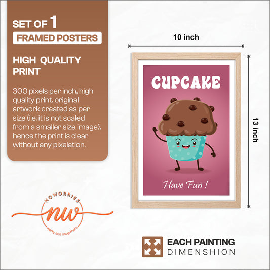 Fun Cupcake Wall Frame