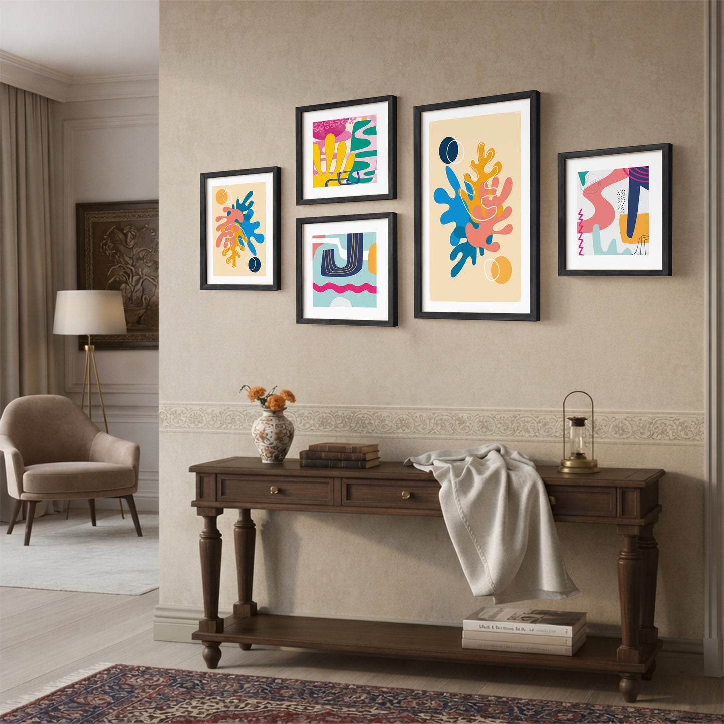 Artistic Wall Frame Set of 5