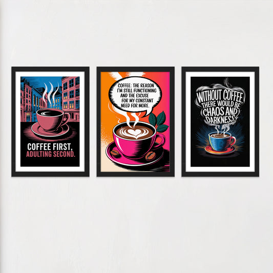 Coffee Wall Frame Set