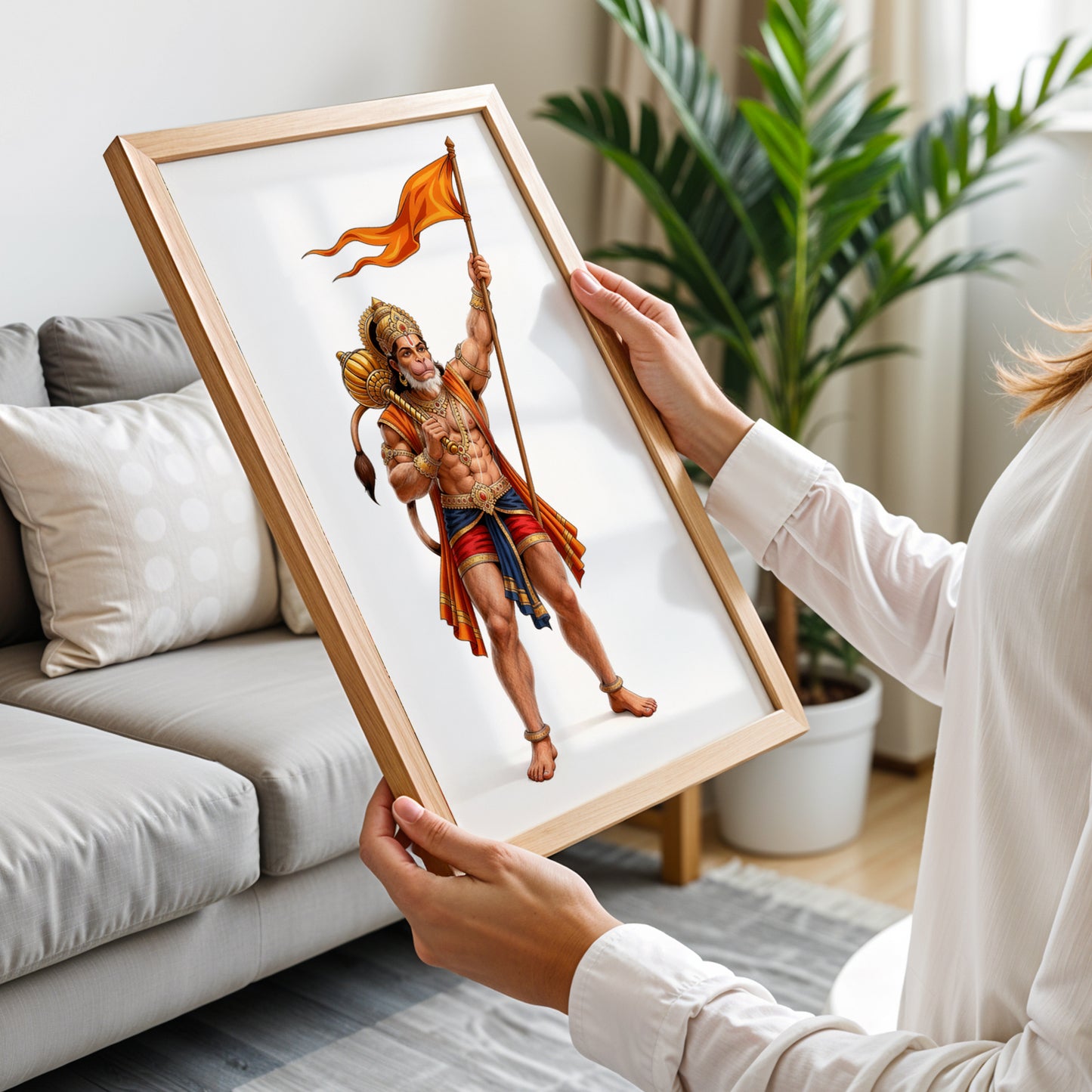 Veer Hanuman Wall Frame
