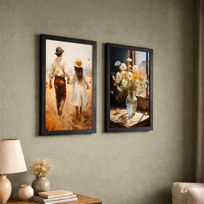 Whimsical Cottage Wall Art Set of 2
