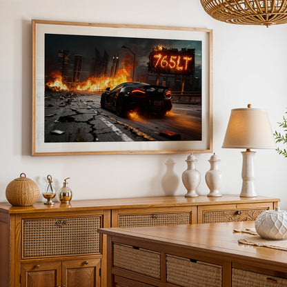 McLaren 765LT Inferno Edition Wall Frame