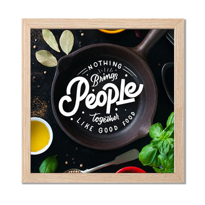People & Food Art