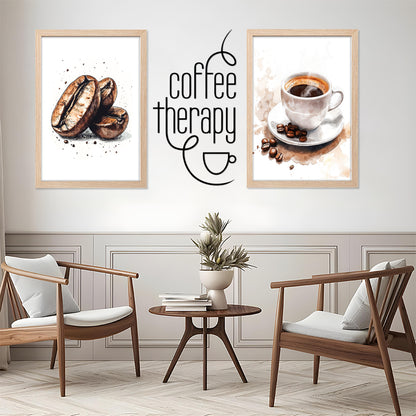 Vintage Food Quote Wall Art Set