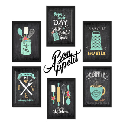 Bon Appétit Kitchen Wall Art Set