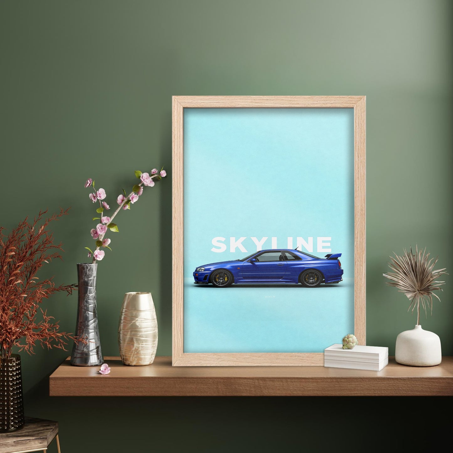 Blue Skyline Wall Art