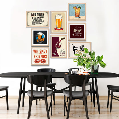 Cheers Gallery Wall Set of 8