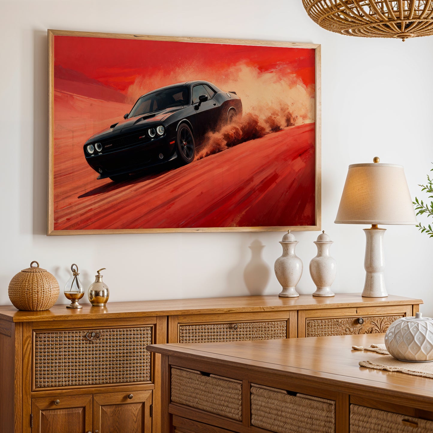 Hellcat Desert Rush Wall Art