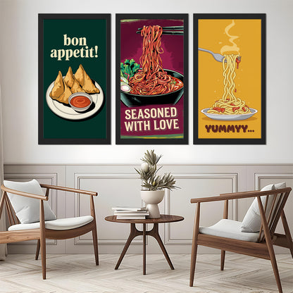 Snack & Noodle Wall Frame Set