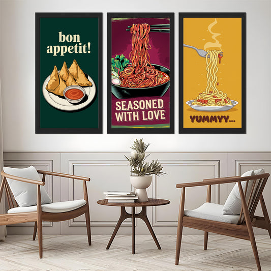 Snack & Noodle Wall Frame Set