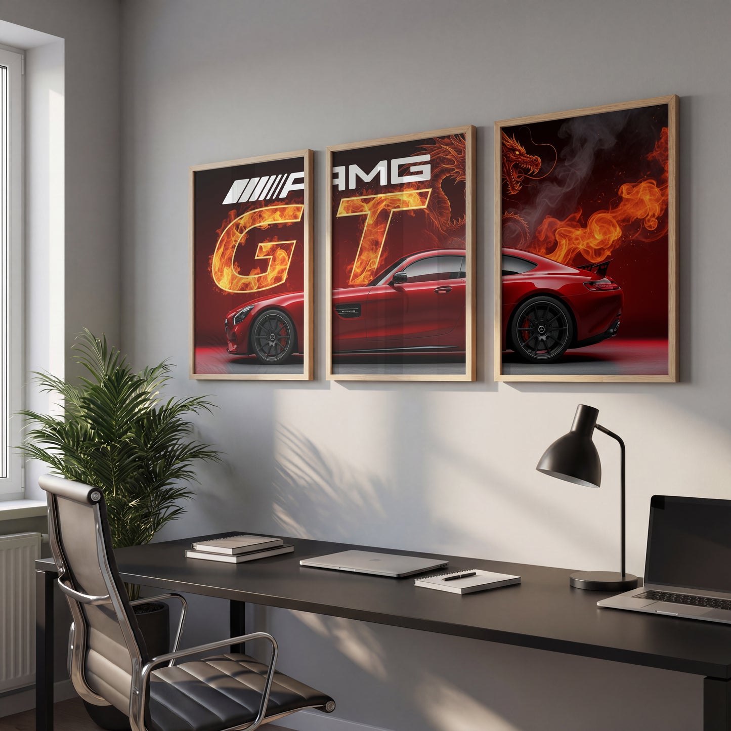 Dragon GT Wall Frame Set of 3