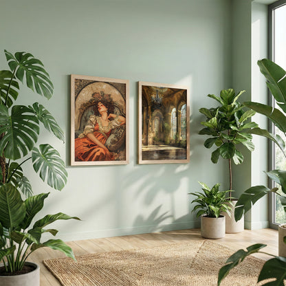 Vintage Elegance Poster Set