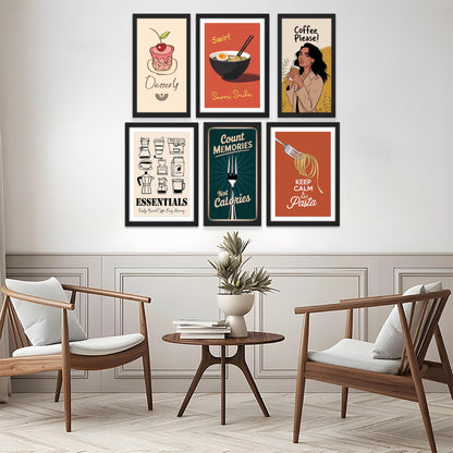 Kitchen Quotes Wall Art Set – 6