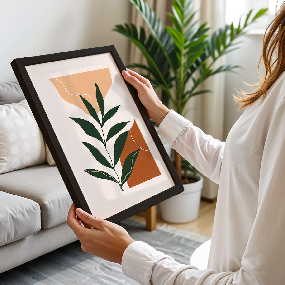Contemporary Plant Wall Decor