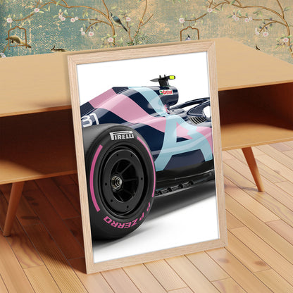 Alpine Formula One Wall Art