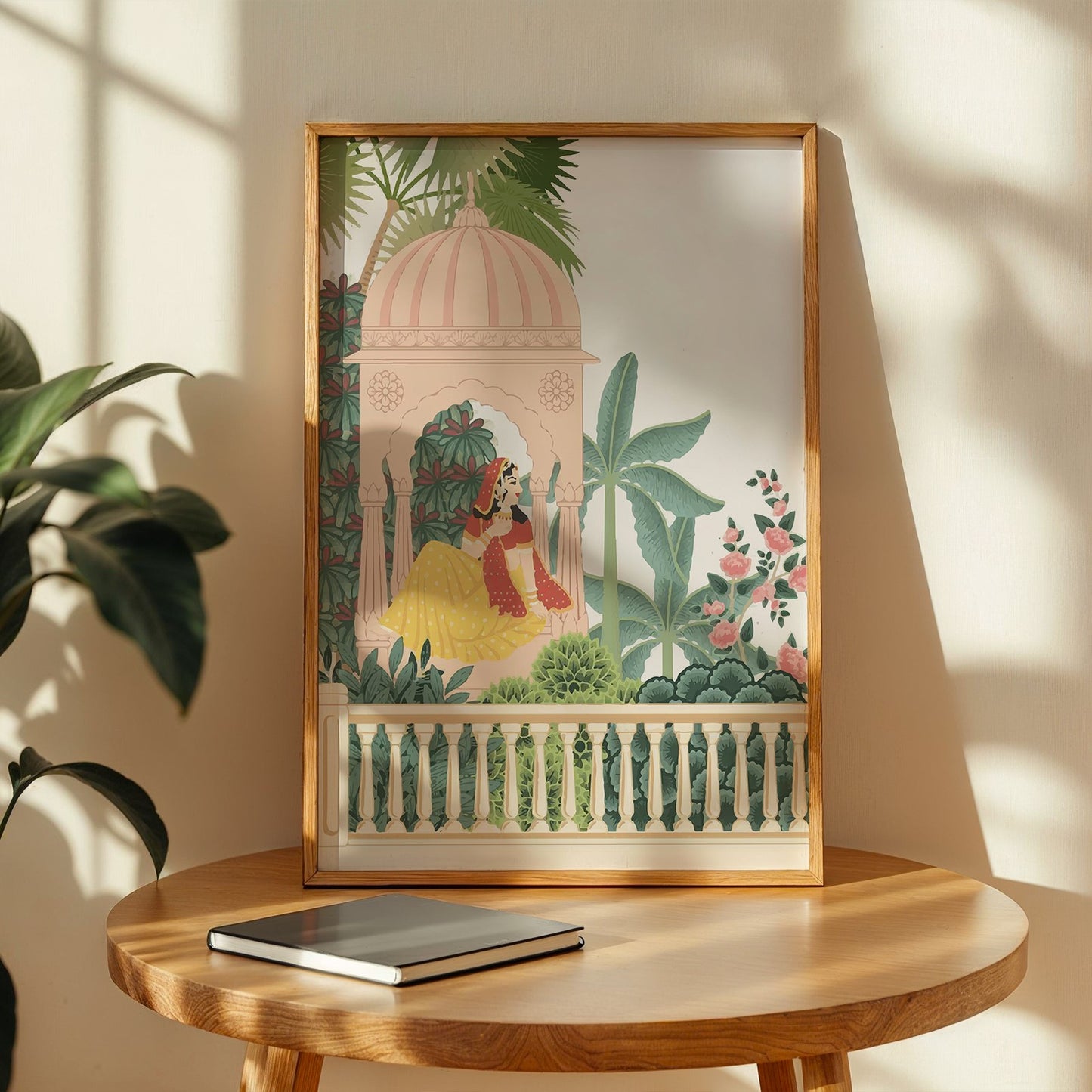 Indian Royal Garden Wall Frame