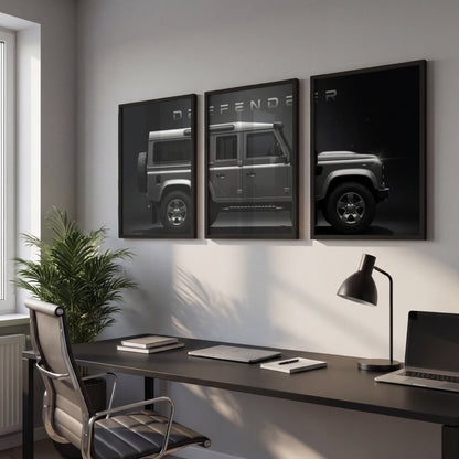 Defender Wall Frame Set of 3