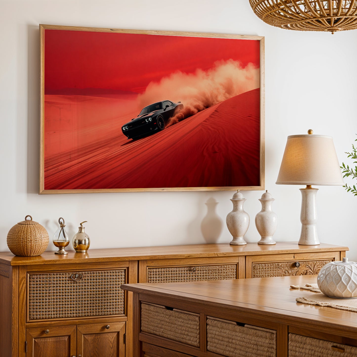 Dodge Challenger Sandstorm Wall Art