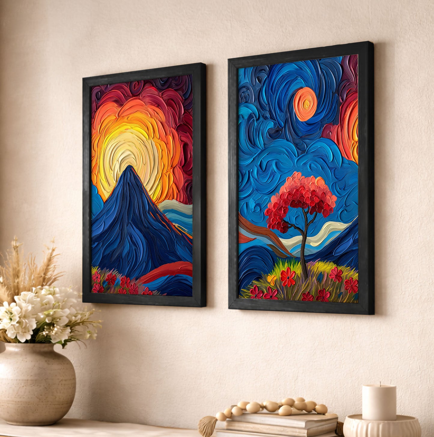 Vibrant Landscape Wall Art Set