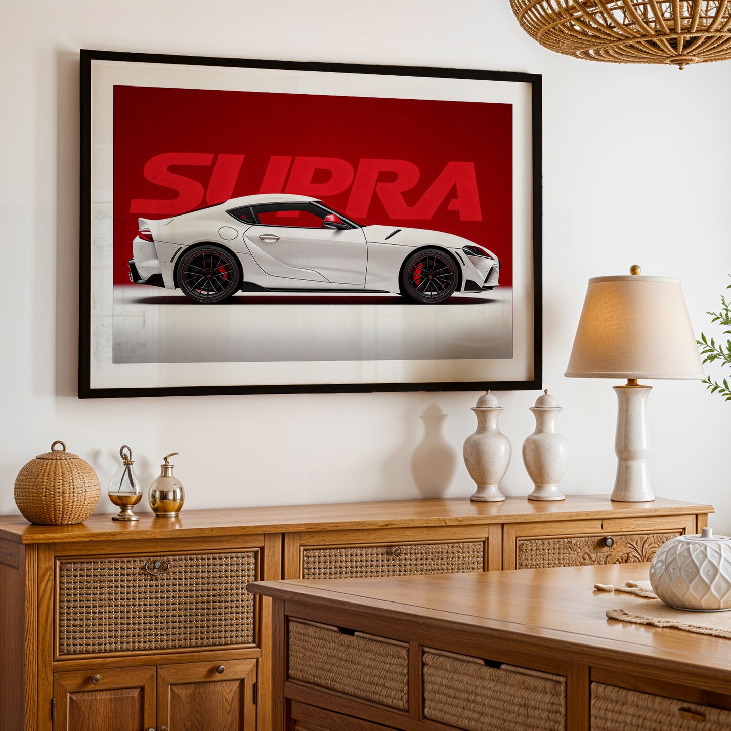 Toyota Supra Heritage Wall Frame