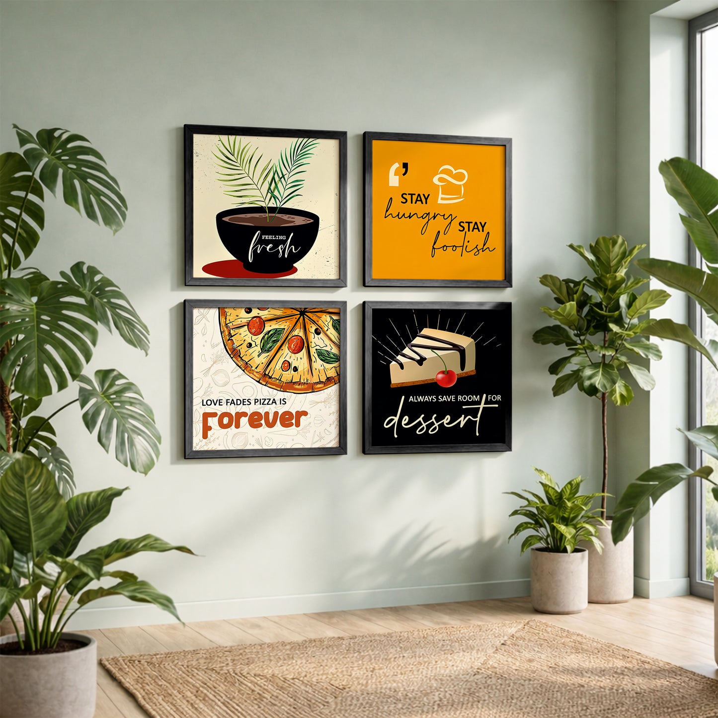 Kitchen Gallery Wall Art Set