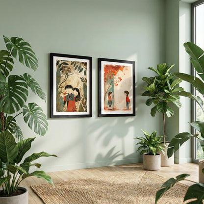 Whimsical Love Wall Art Set