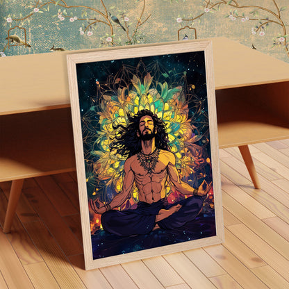 Cosmic Meditation Wall Frame