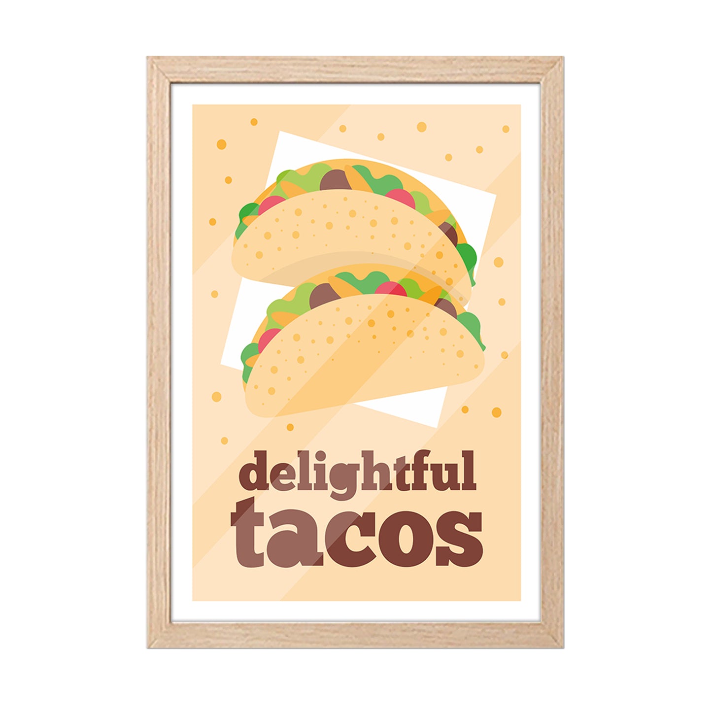 Tasty Tacos Wall Frame
