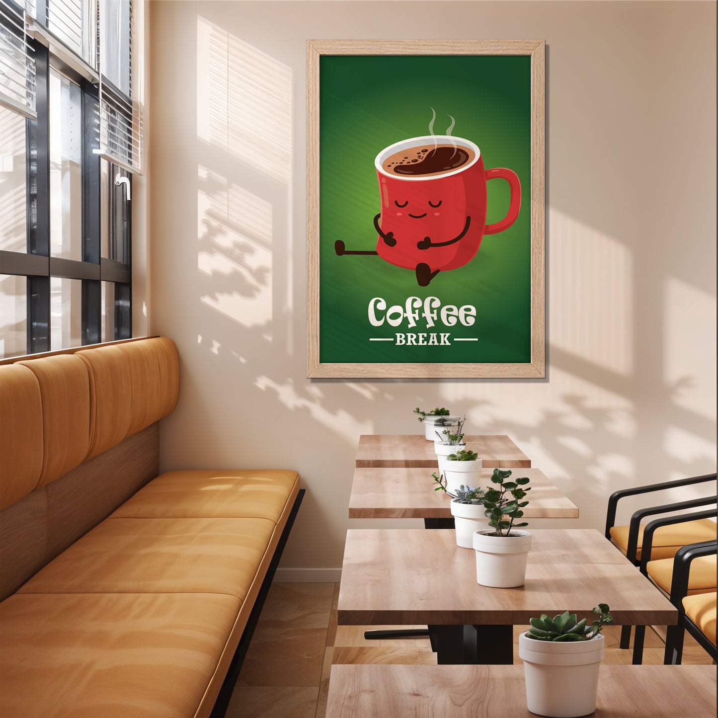 Calm Coffee Wall Frame