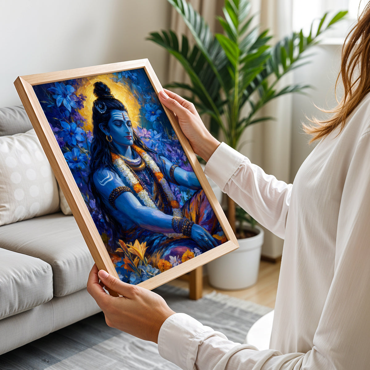 Meditative Lord Shiva Wall Art