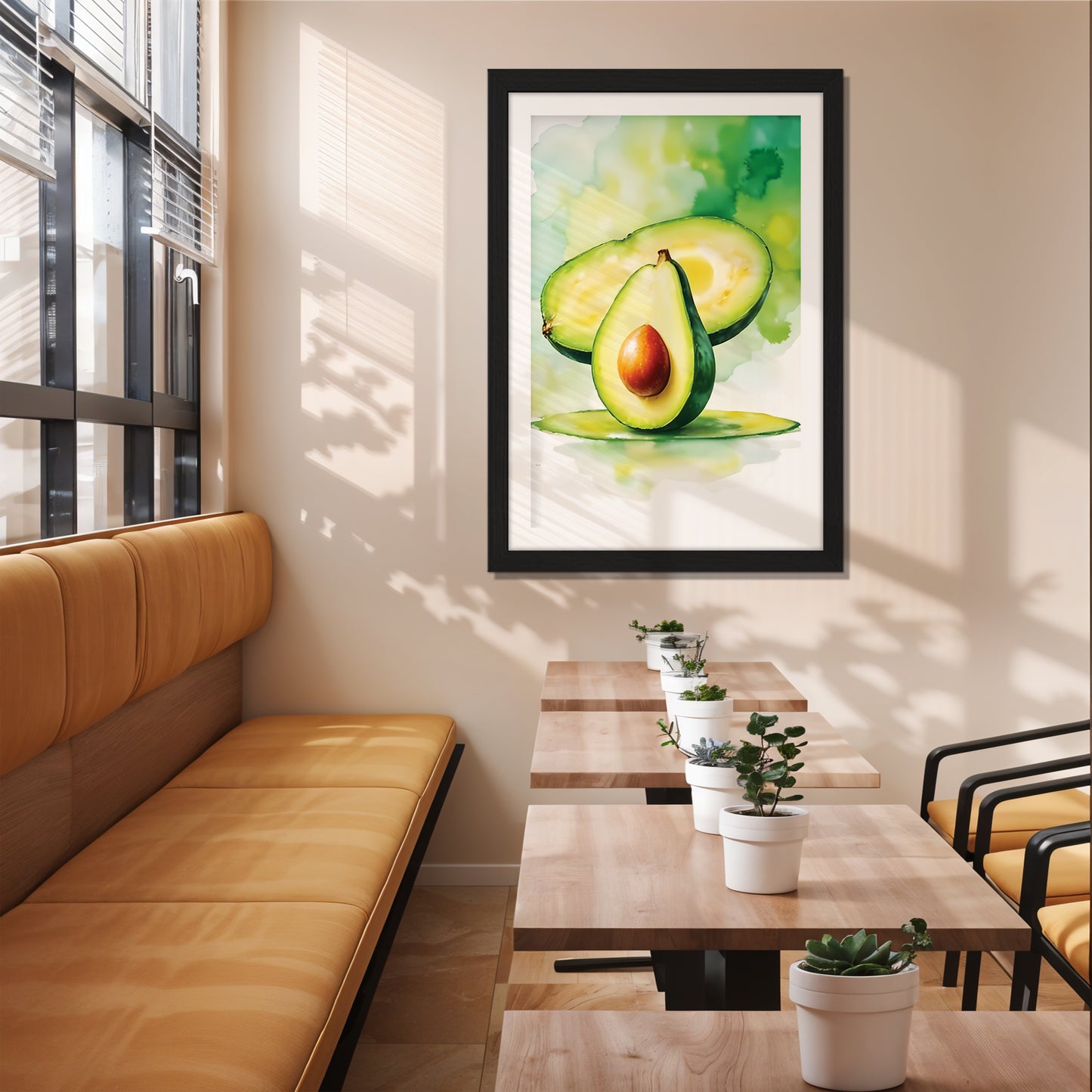 Avocado Bloom Wall Frame