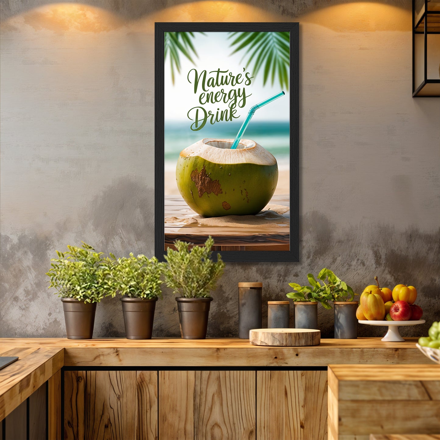 Coconut Drink Wall Art