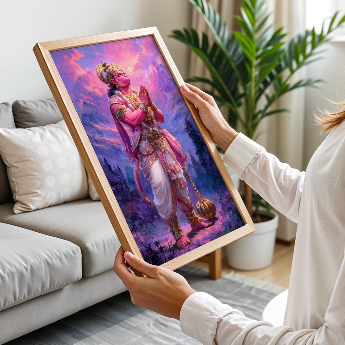 Bhakt Hanuman Wall Frame