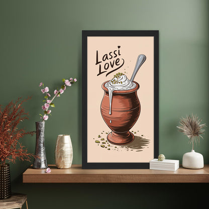 Lassi Illustration Wall Art
